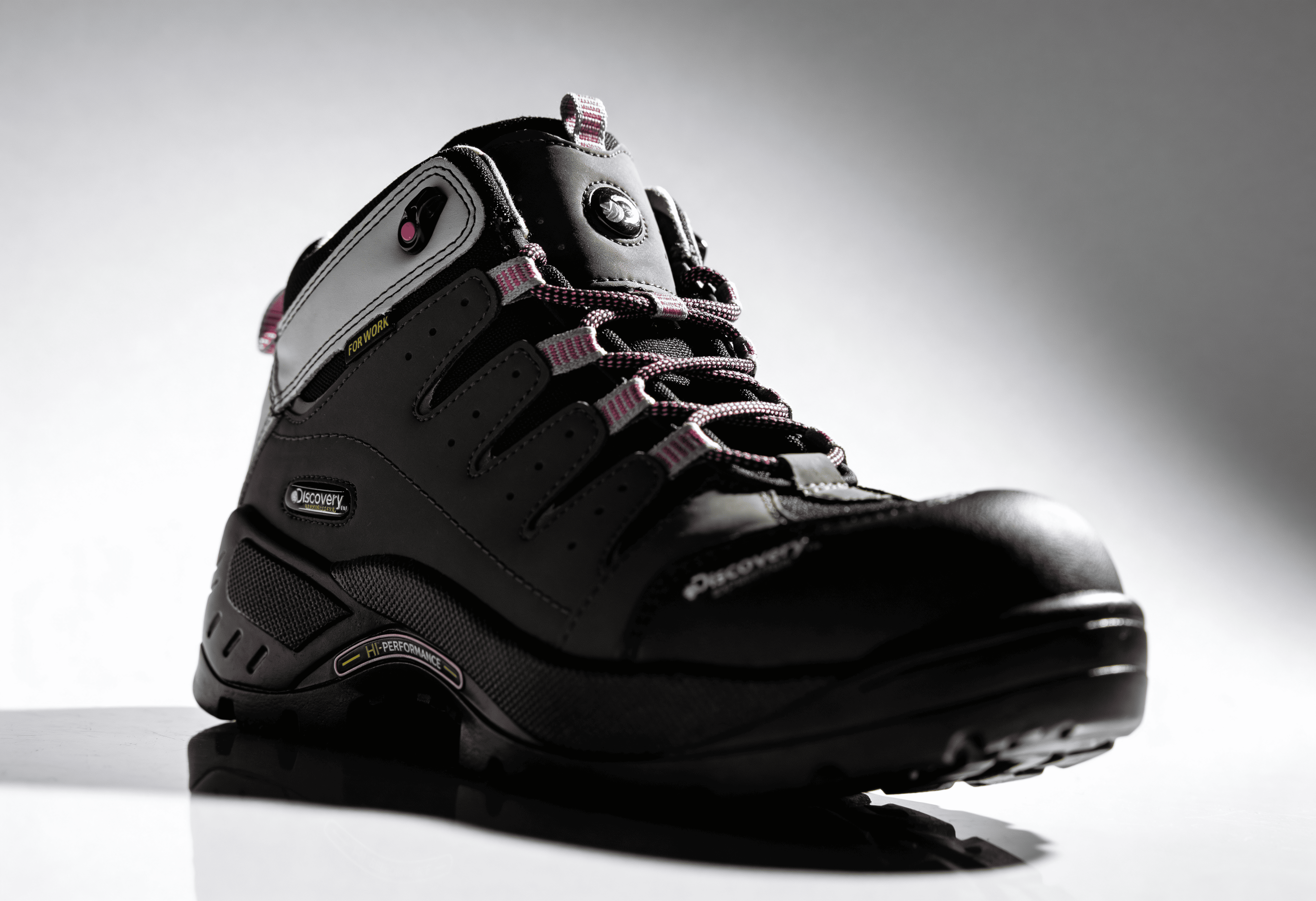 Bota Industrial Dama Gris Blackwood Discovery
